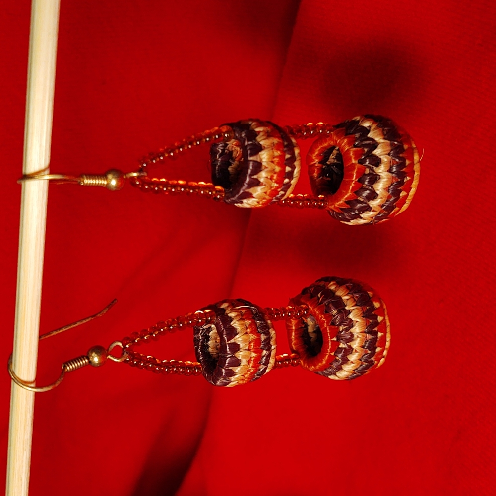 Women's Double Basket Earrings